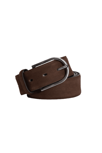 Cinto Básico Aramis Suede Castor