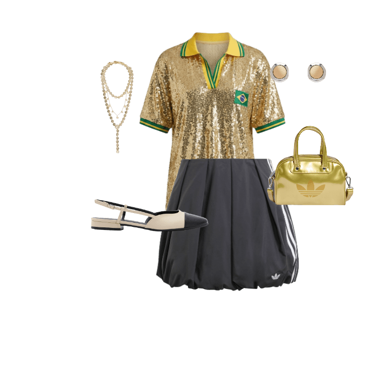 Look Magnético para Festa com amigos