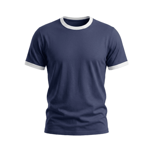 camiseta mini tee lisa com contraste