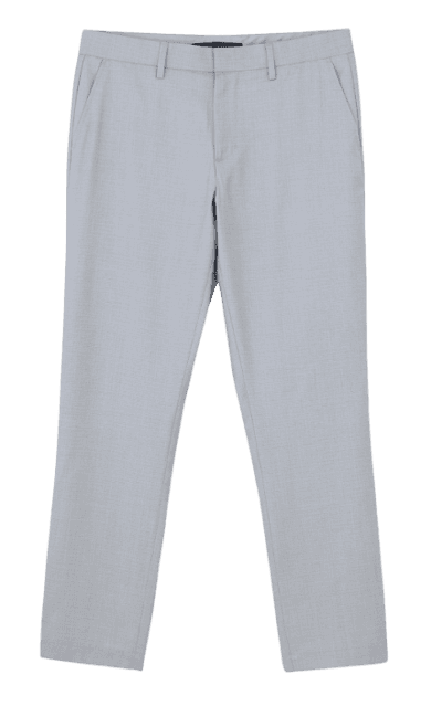 Calça Social Slim em Poliviscose com Bolsos Cinza 2  Avaliações  Calça Social Slim em Poliviscose com Bolsos Cinza