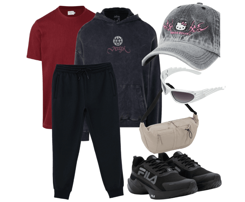 Look Esportivo para Trabalho em casa