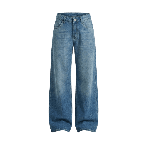 Calça Wide Leg Cintura Baixa Planet Girls Jeans Medio