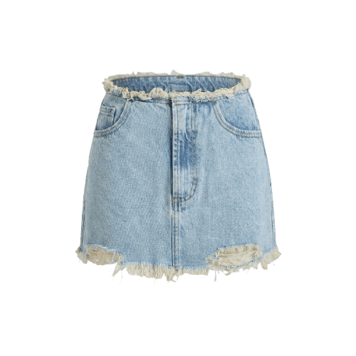 saia jeans destroyed