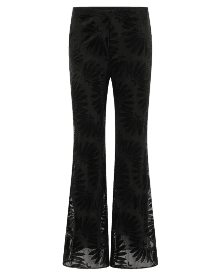 Calça Tule Estampada Devore Banana - Farm