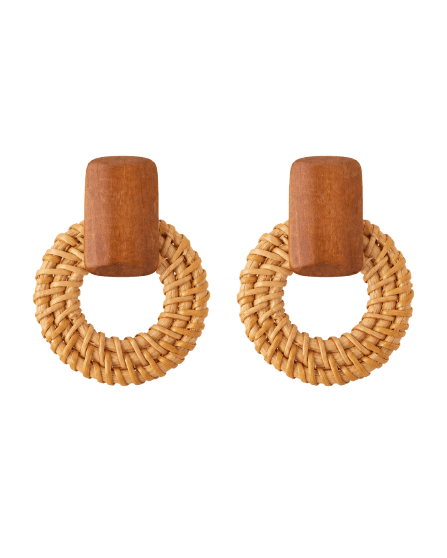 Brinco Larissa - Bege Medio