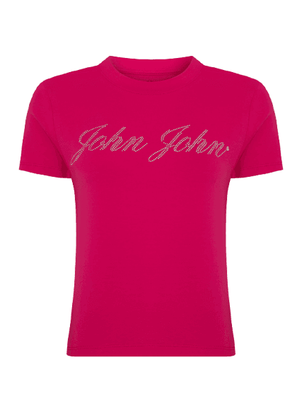 Blusa Justa Bright Heart Pink John John Feminina