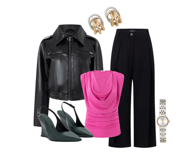 Look Dramático para Festa com amigos