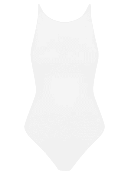 Body Feminino Em Malha Off White Market 33