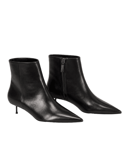 Bota De Couro Salto Pino