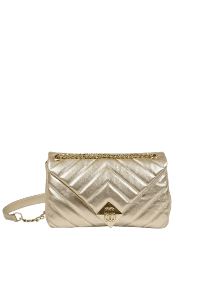 Bolsa Tiracolo Shoulder Aimee Grande Couro