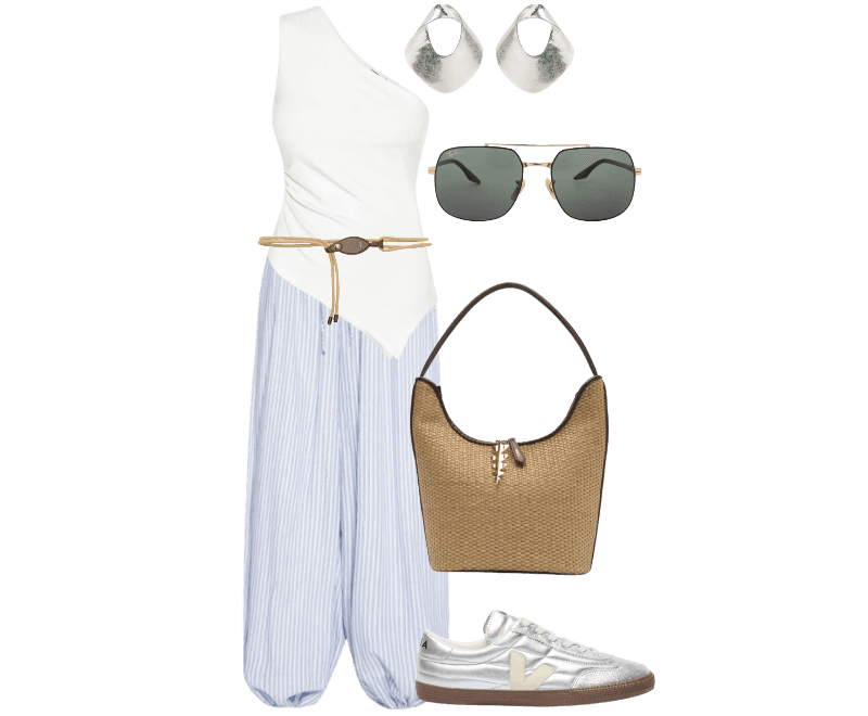 Look Contemporâneo para Passeio no parque