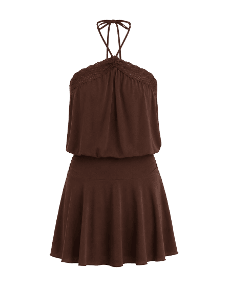 Vestido - Chloe Halter Mini Dress