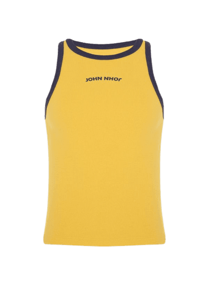 Regata Basic Brasil Amarelo John John Feminino