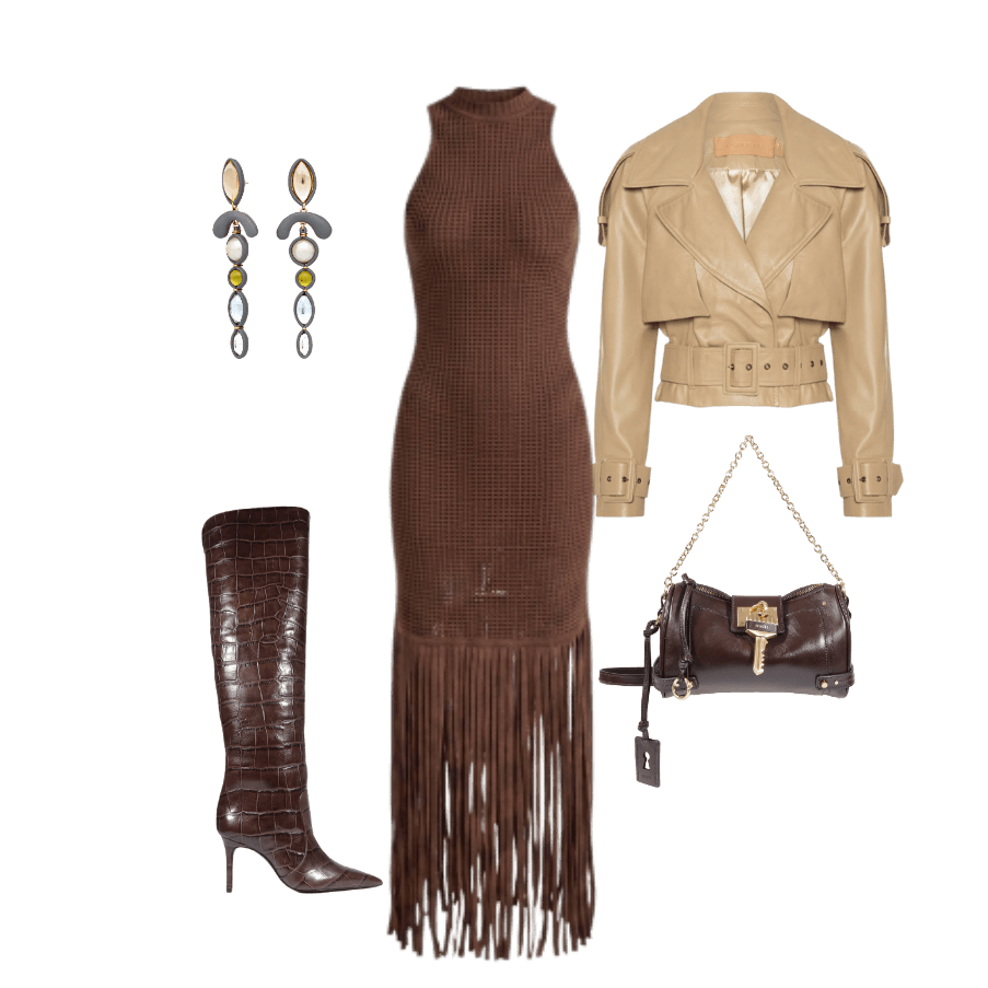 Look Dramático para Festa com amigos