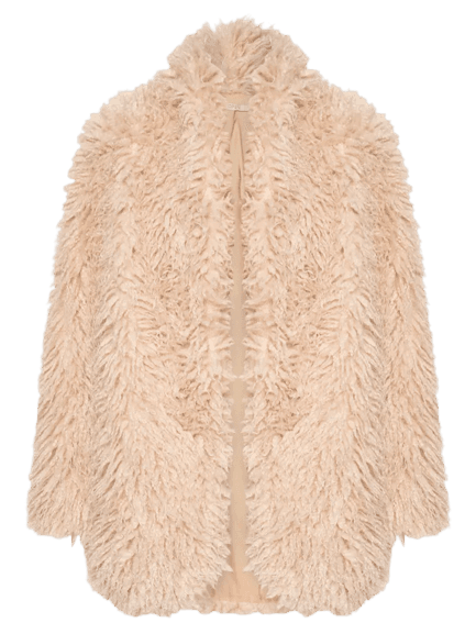 Casaco Feminino Bege Open