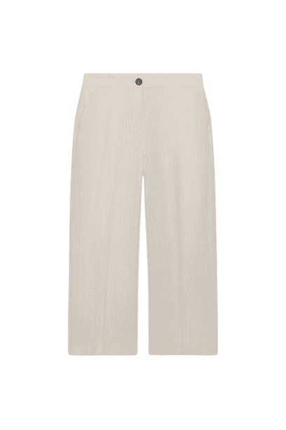 Calça Culottes com Linho