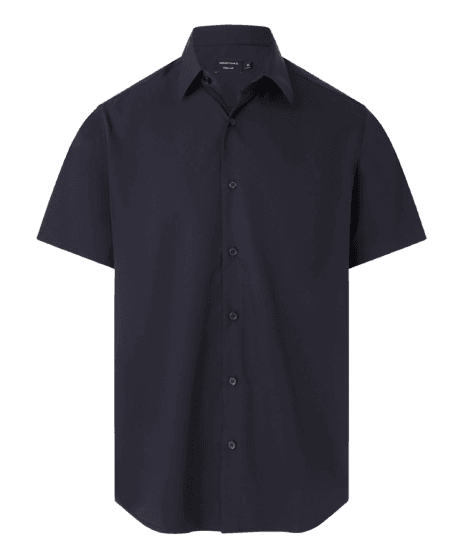 Camisa Slim em Fibra de Bambu Preto