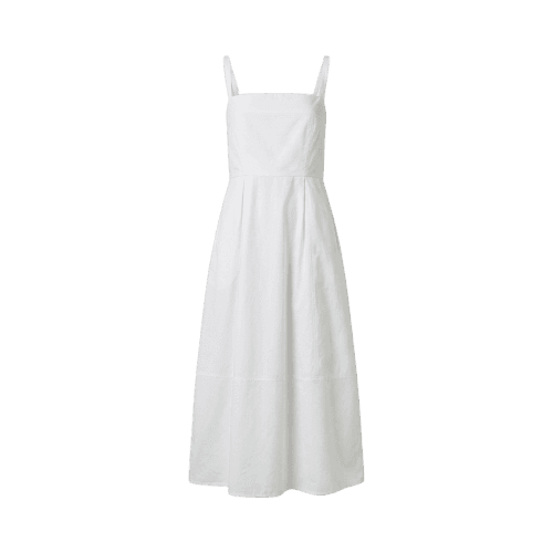 Vestido De Algodao Recortes Branco