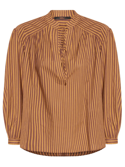 Camisa Feminina De Voil Listrada Laranja Animale 52.05.1968_LISTRA212