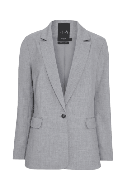 Blazer Alfaiataria Acinturado Anna - Cinza