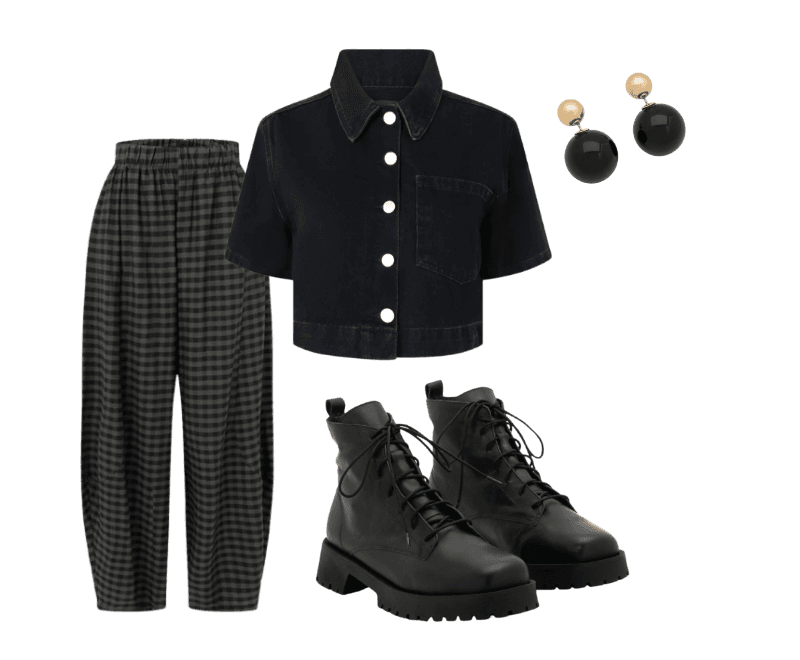 Look Dramático para Festa com amigos