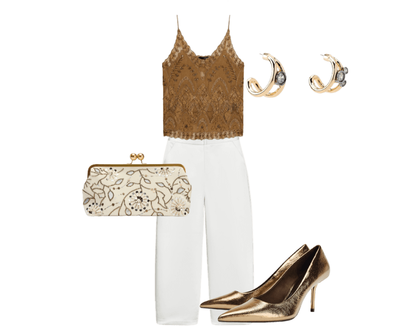 Look Dramático para Festa com amigos