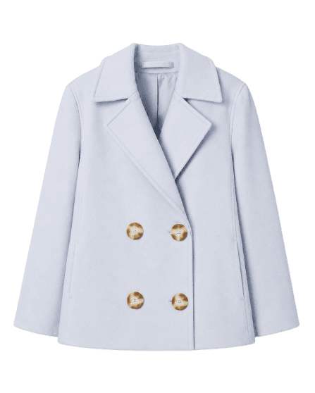 Casaco Pesado Oversized Azul