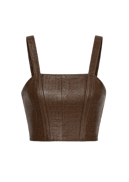 Cropped Croco - GIACCA