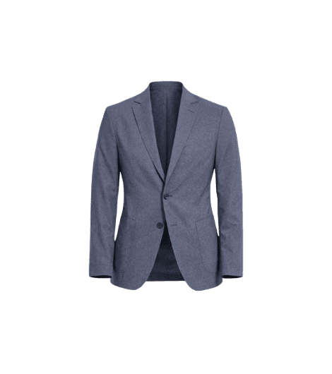 Paletó Air Tech Super Slim Azul Mescla