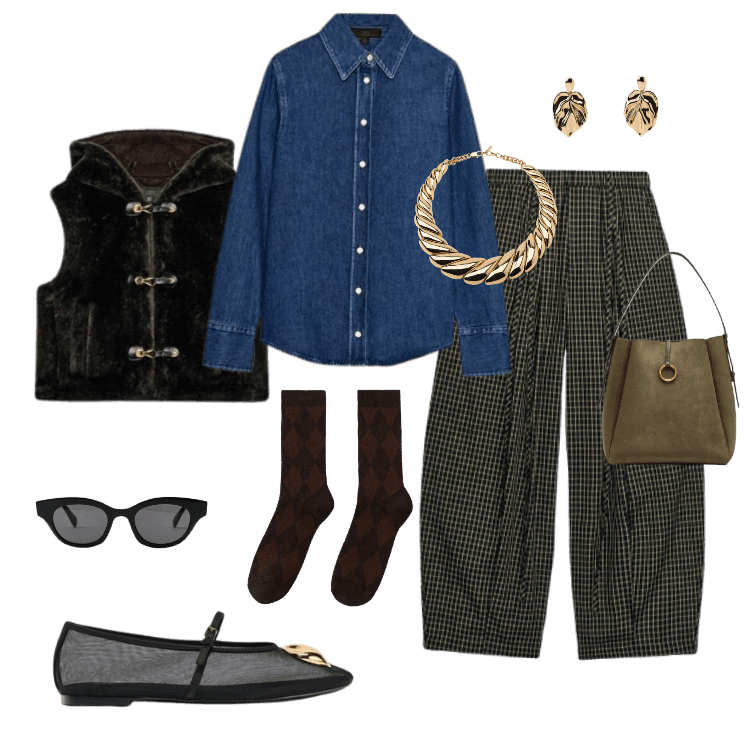 Look Dramático para Festa com amigos