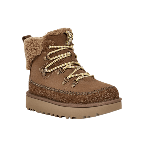 Bota UGG Classic Alpine Lace-Up Marrom