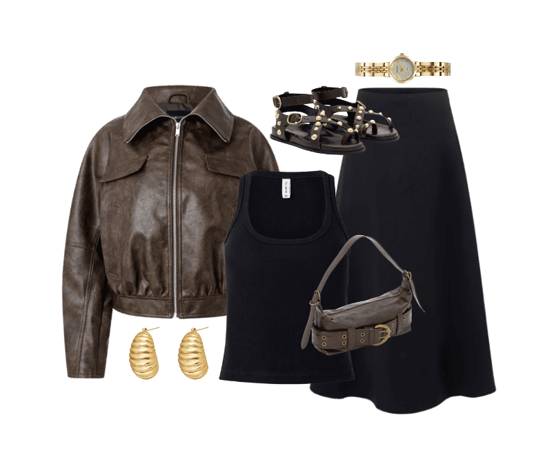 Look Dramático para Festa com amigos