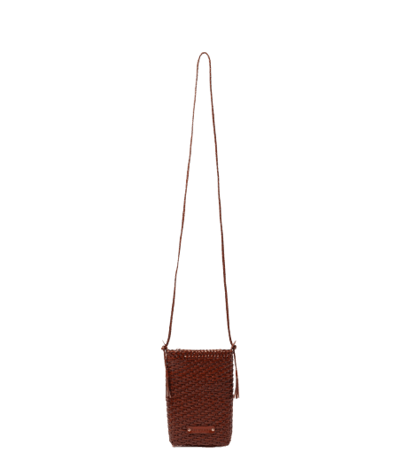 Crossbody Artisan Weave Caramelo