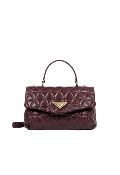 Bolsa Satchel 944 Media Couro Vinho - Schutz