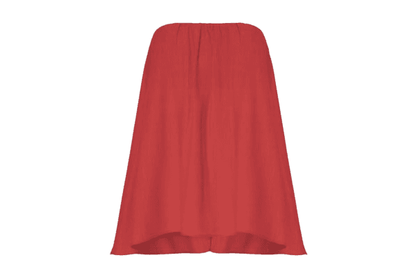 Blusa Feminina Sem Alça Textura Vermelho Farm