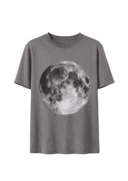 T-Shirt De Malha Fun Com Silk Estonado