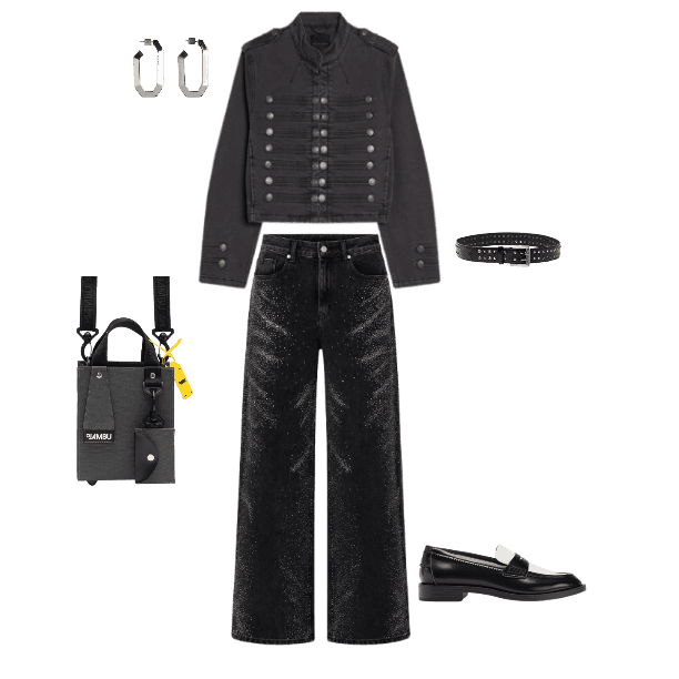 Look Dramático para Festa com amigos