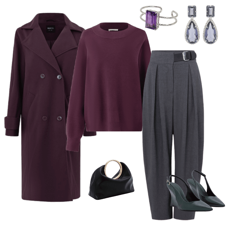 Look Dramático para Trabalho no escritório