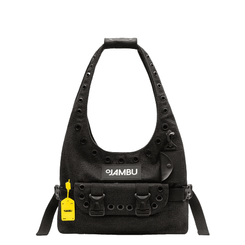 Bolsa Hobo Shop Bag Marujo Cor Preto