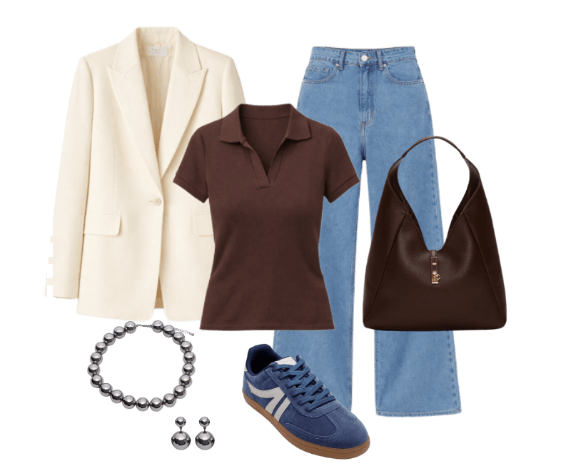 Look Contemporâneo para Faculdade