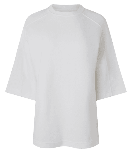 Blusa Oversized em Algodão com Mangas Amplas