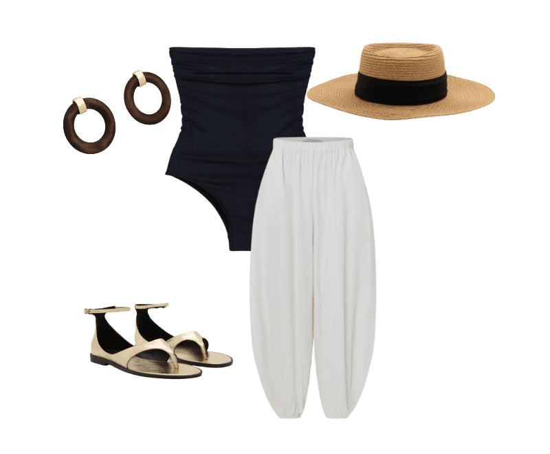 Look Contemporâneo para Praia