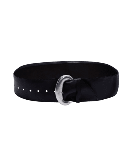cinto faixa com fivela preto