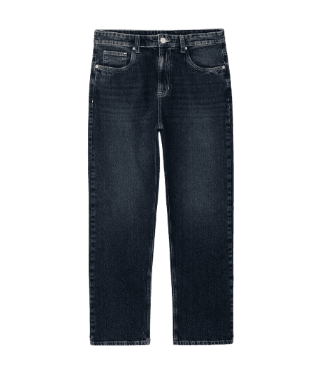 Calça em Jeans Reta Vintage