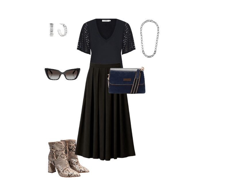 Look Dramático para Saída no dia a dia