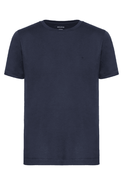 Camiseta Manga Curta Pima Básica Navy