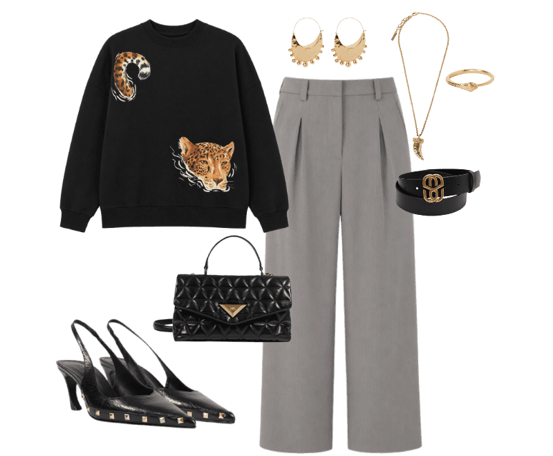 Look Dramático para Festa com amigos