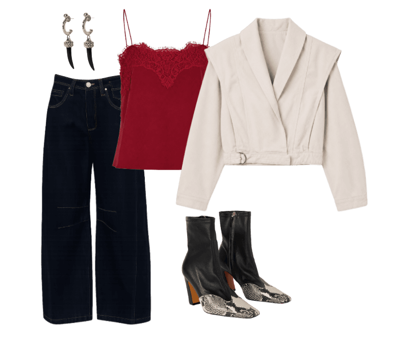 Look Dramático para Almoço com familia