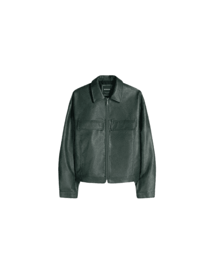 Jaqueta boxy de poliuretano
