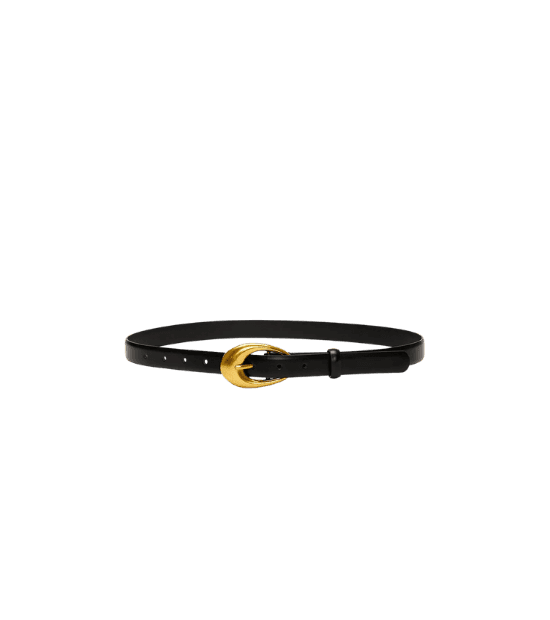 cinto com fivela orgânica preto